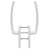 4 poignee hst blanc double